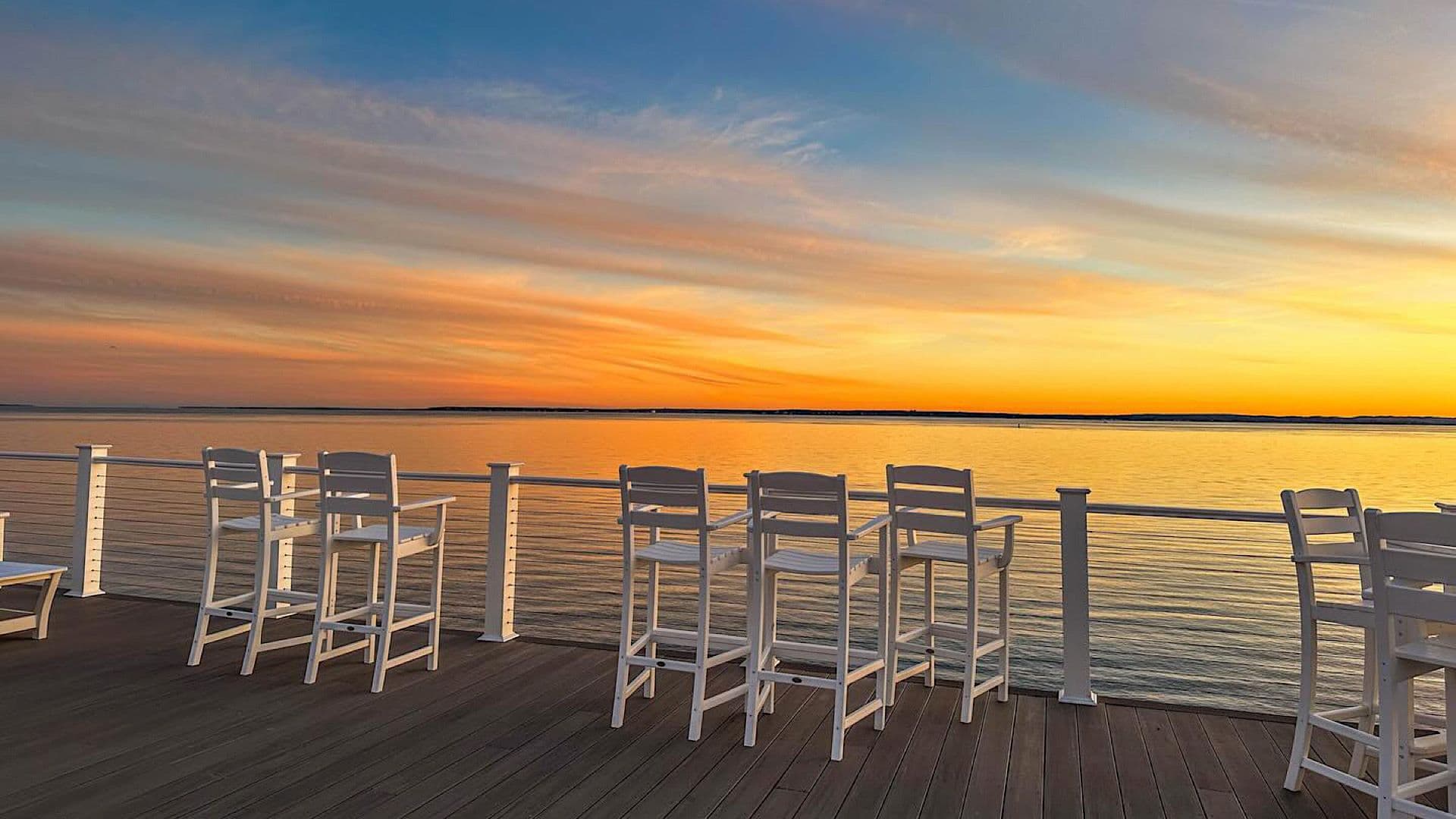 Roof deck at Falmouth Tides